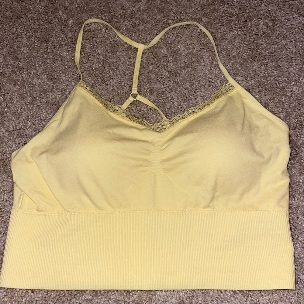 Yellow bralette XXL
